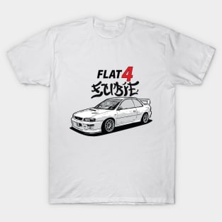 Subie Meaneye Japanese Manga Style - JDM Car T-Shirt